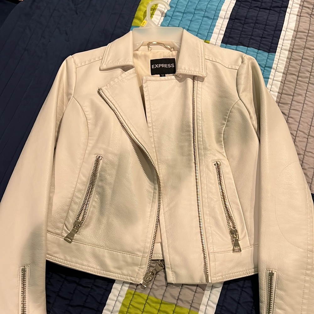 Express Leather Jacket Size Small - image 1